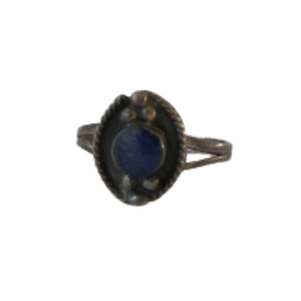Vintage Sterling Silver Boho Southwestern Ring